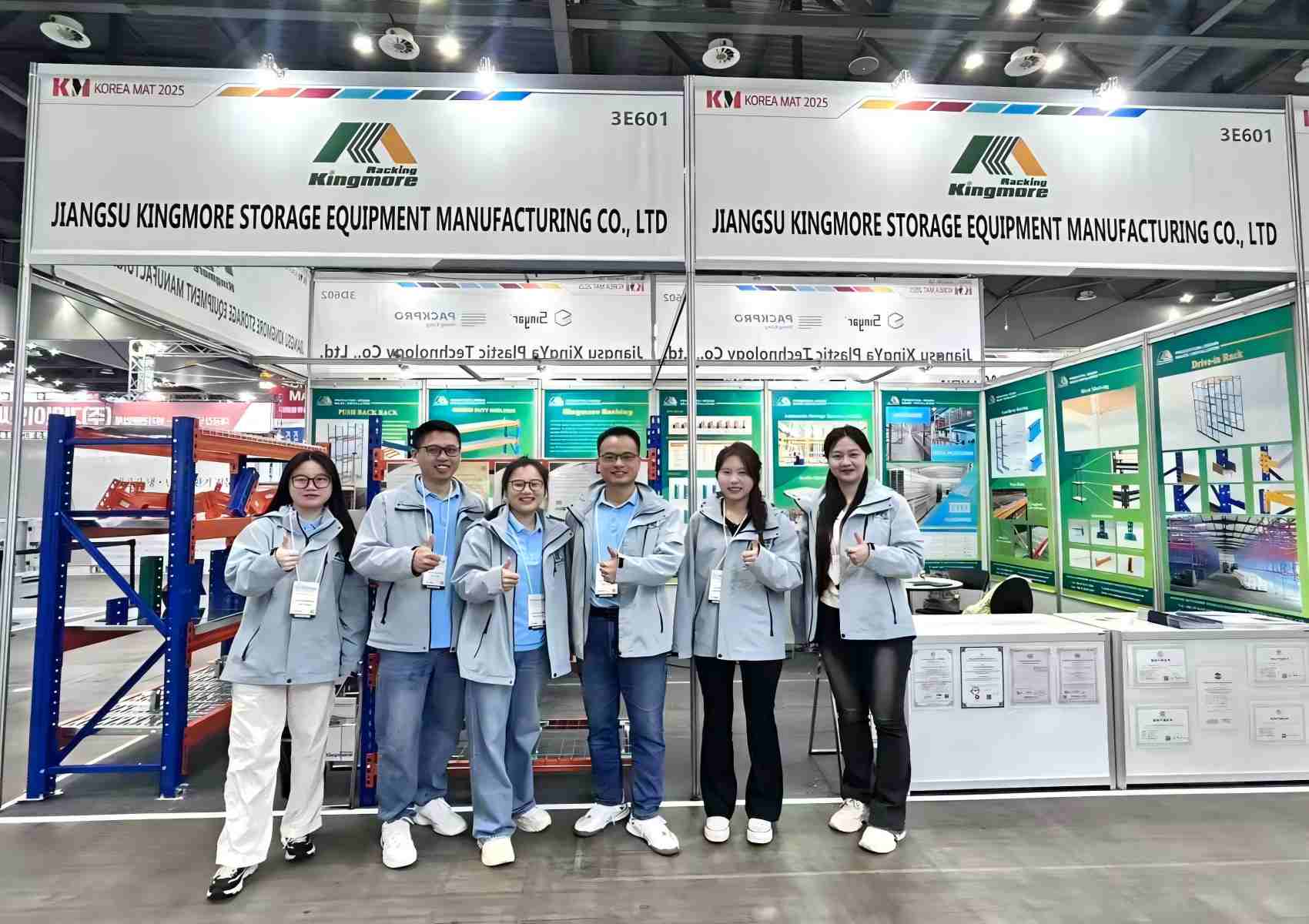 KINGMORE RACKING at KOREA MAT 2025 in Seoul - Warehouse Storage Solutions
